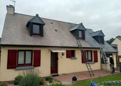 Rénovation de toiture sur Plabennec